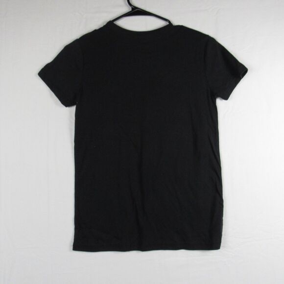 Zoe + Liv Women's Santa "Believe" T-Shirt, Size XS, Color Black, Christmas - Picture 6 of 7